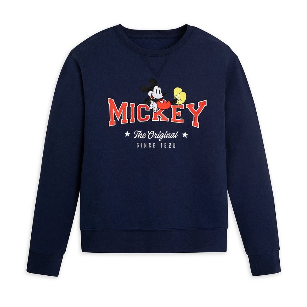 Disney Sweatshirt Mickey Mouse The Original Since 1928 Adult XL Navy Blue